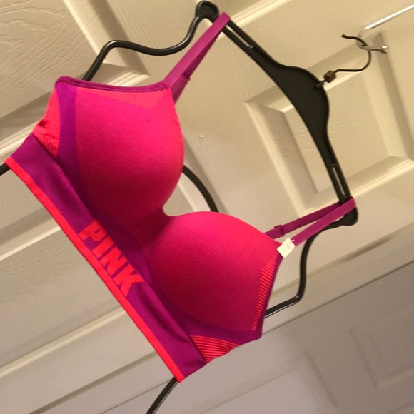 Comfort Supportive Sports Bra in Valentine Pink
